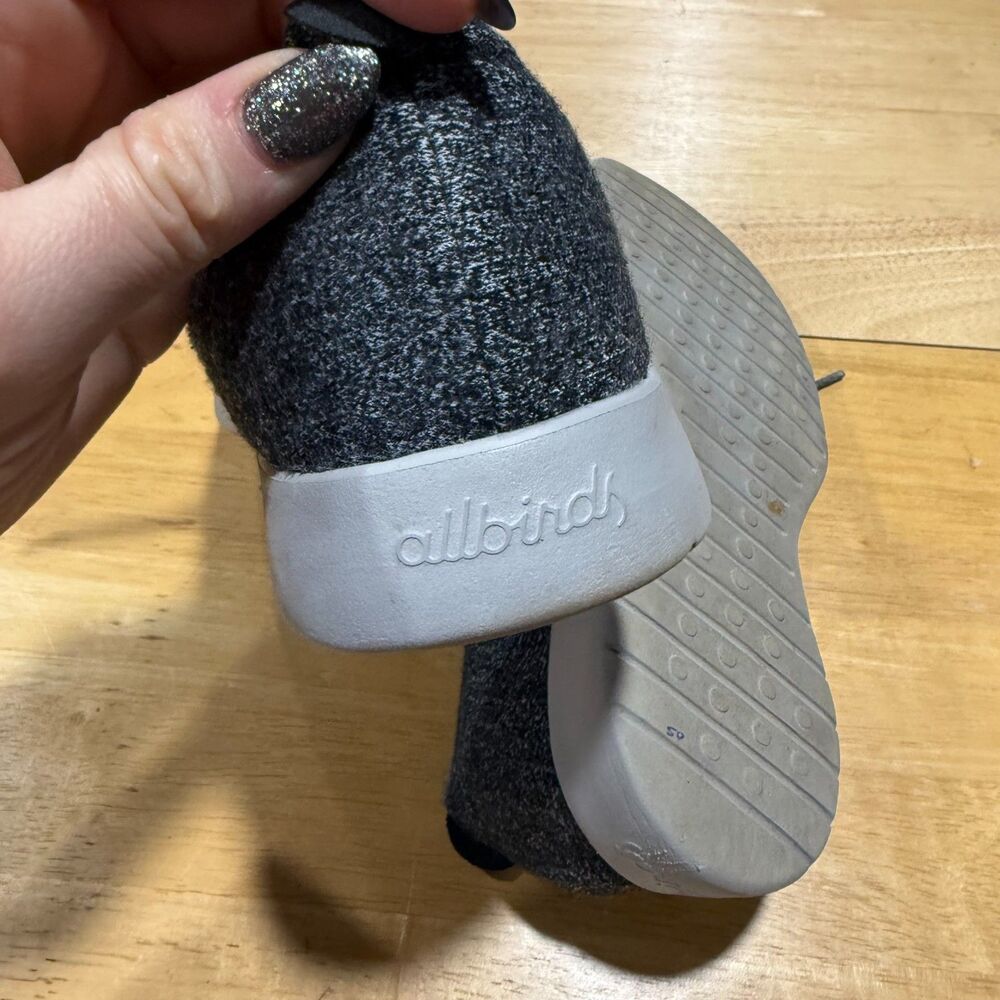 Allbirds Mens Grey Wool Runners Sneakers - Picture 5 of 6